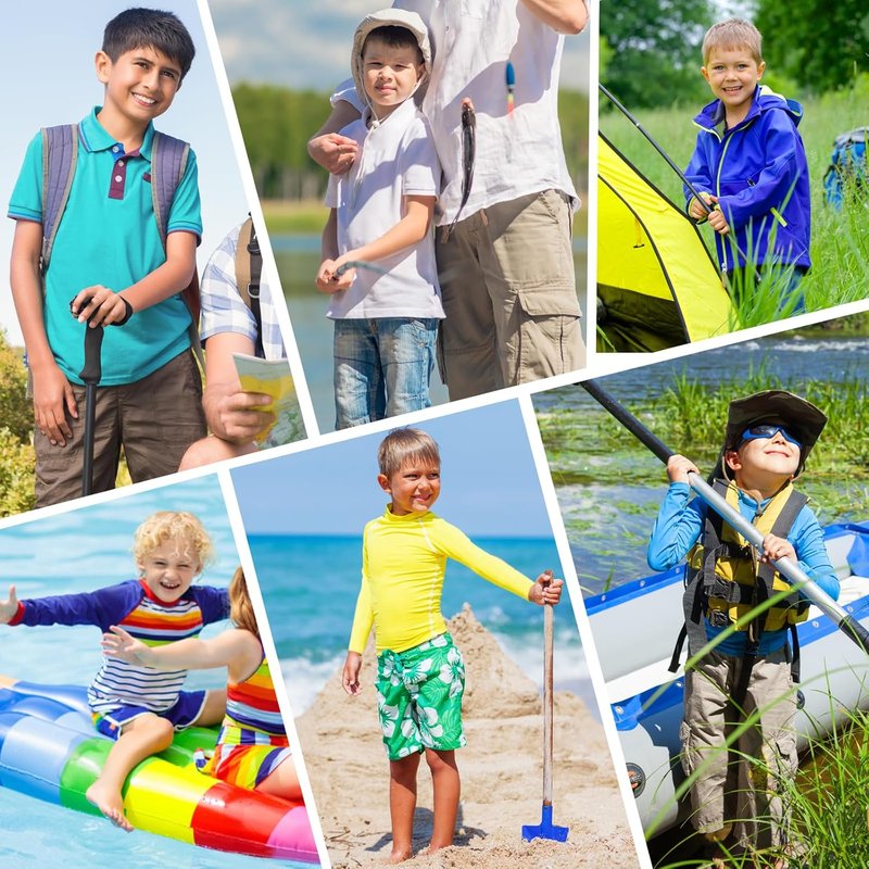 Boys Rash Guard Hoodie - UPF 50+ Sun Protection Long Sleeve Swim Shirt | Quick Dry Kids Fishing Beachwear