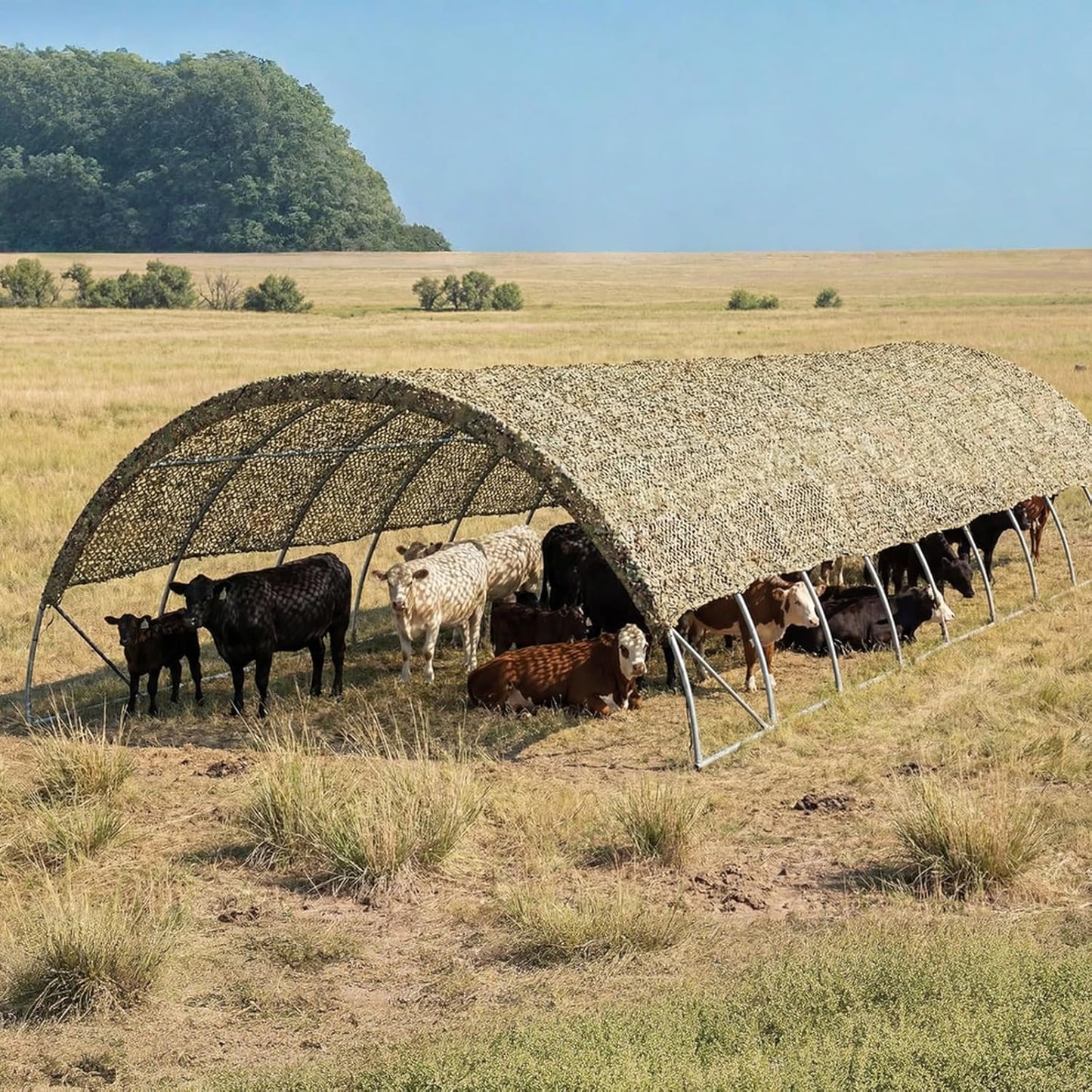 Camo Netting for Hunting | Bulk Roll Military Sunshade - Durable, Versatile Design
