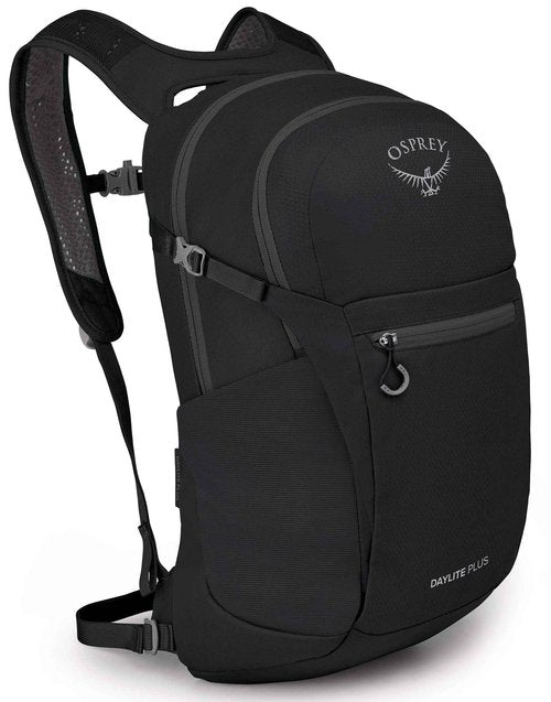 Osprey Daylite Plus Commuter Backpack – Lightweight, Everyday Pack with Laptop Sleeve and Water Bottle Pockets – Ideal for Work, School, and Travel with Versatile Storage Options, Black