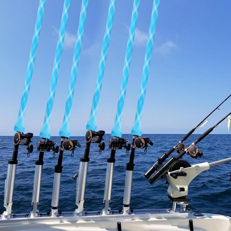 Fishing Rod Sleeve - Durable Rod Socks for Fishing Poles | Lanyard Included for Fly & Casting Rods