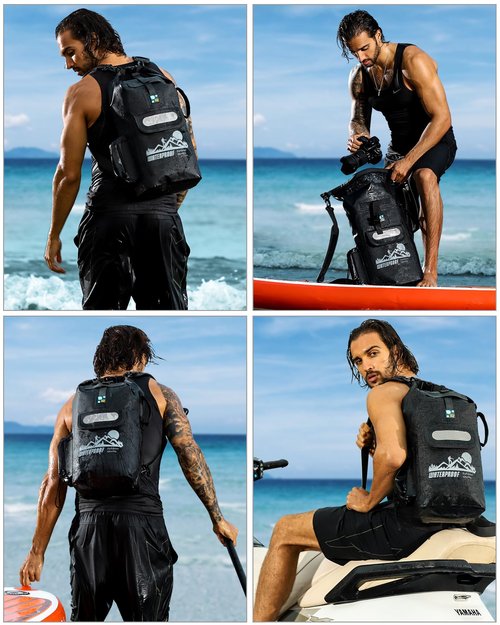 IDRYBAG Dry Bag Backpack Waterproof Floating 20L/30L/40L, Dry Bags Waterproof Backpack for Men, Dry Sack Waterproof Bag Kayak