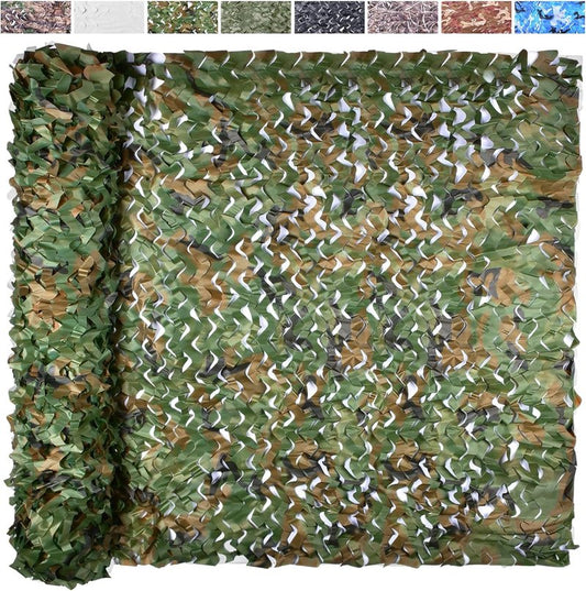 Camo Netting - Camouflage Net for Hunting & Outdoor Decor | 20x20, 10x20, 10x10 Sizes