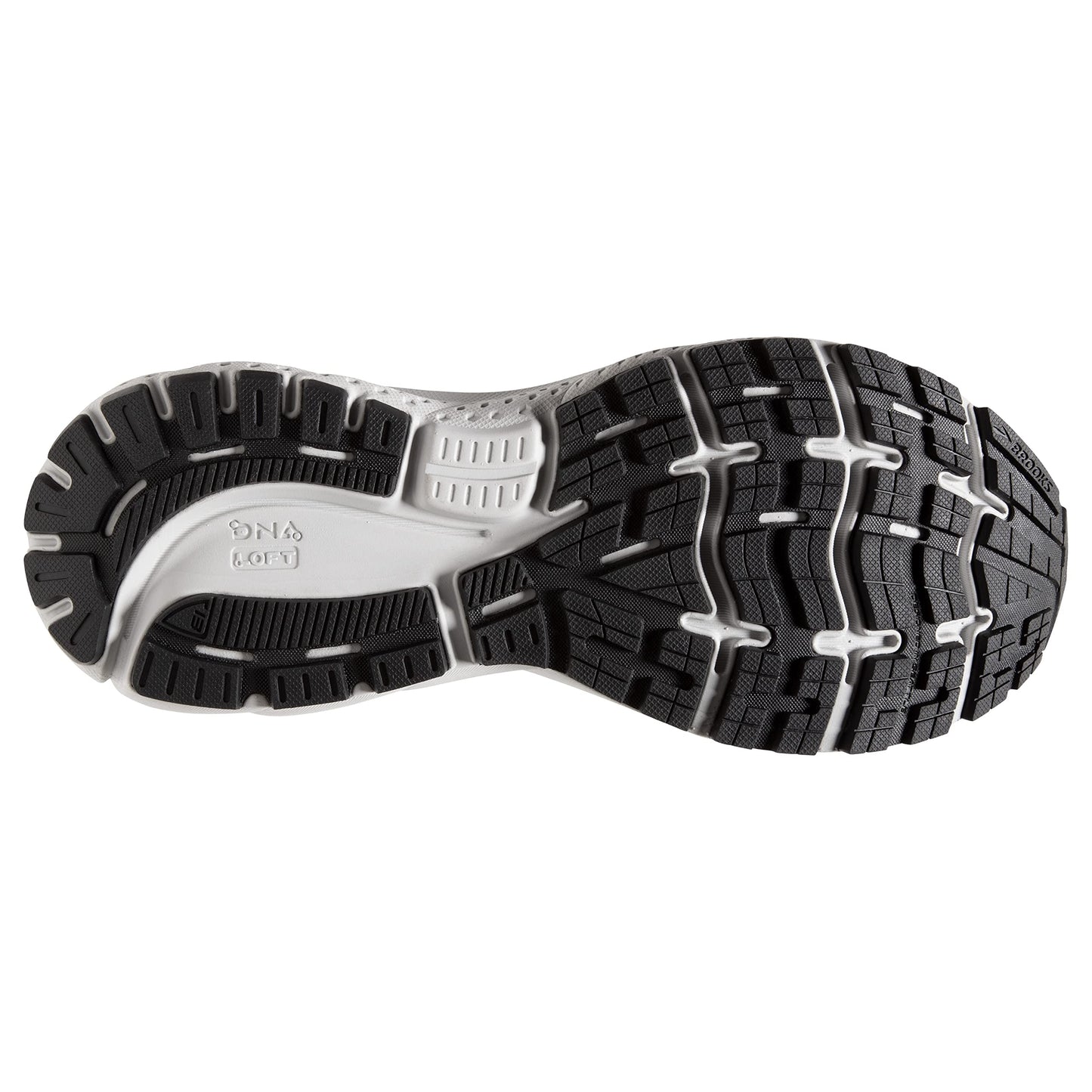 Brooks Men's Ghost 13 Running Shoe - Primer Grey/Pearl/Black - 8.5 Medium