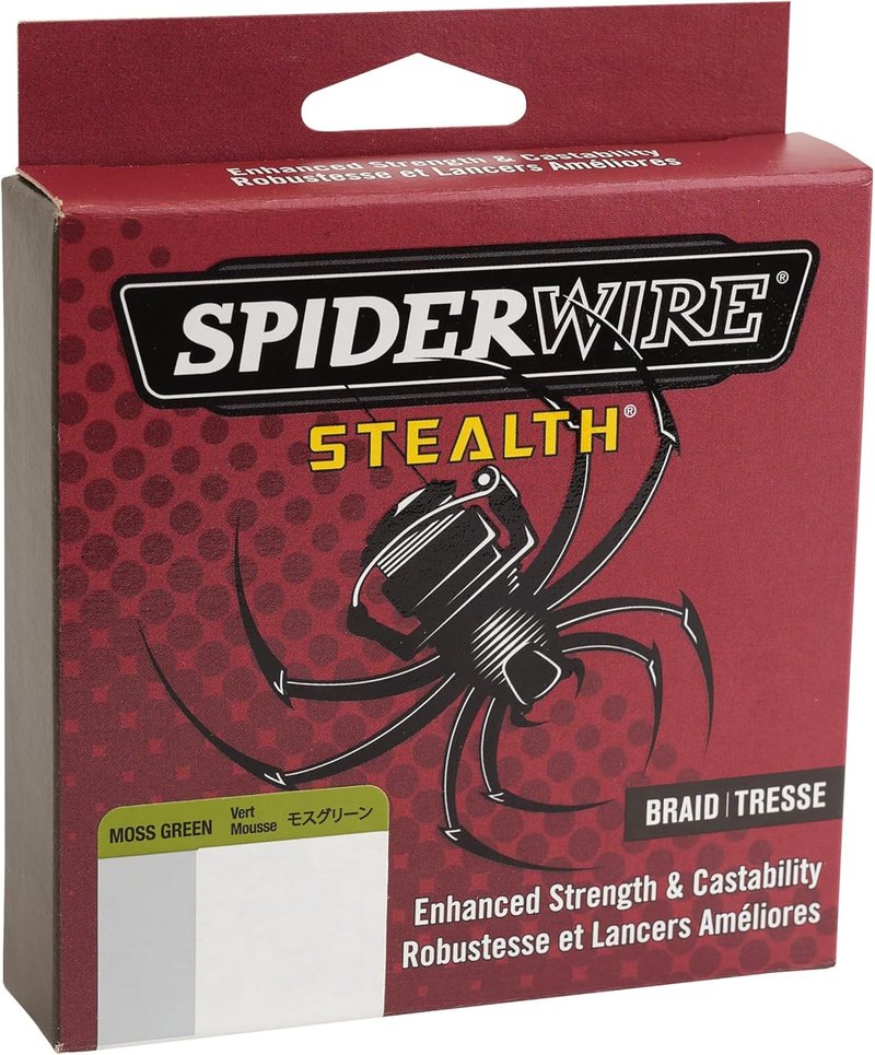 SpiderWire Stealth Braid Fishing Line - High Strength, Low Visibility | 300 Yards
