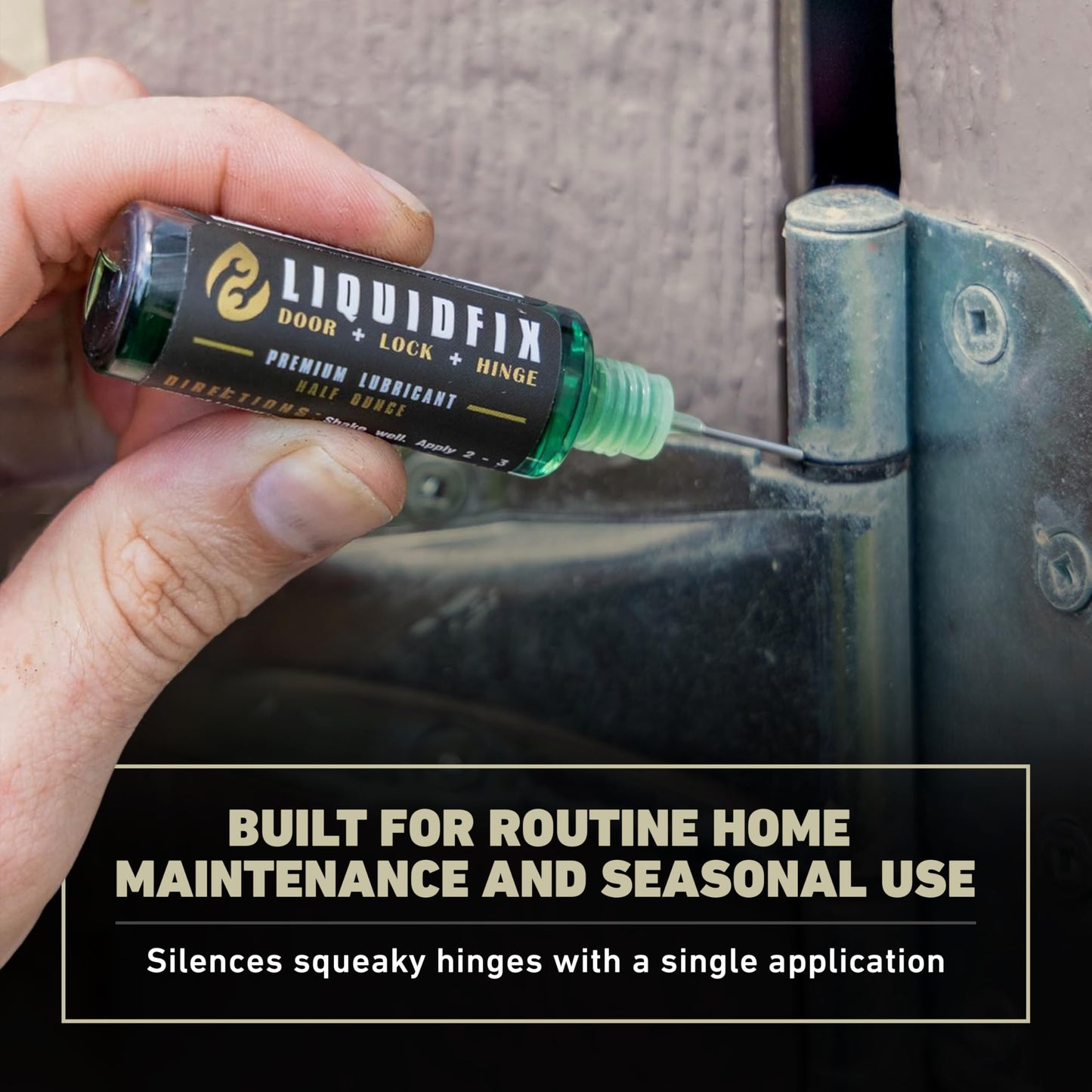 LiquidFix Door, Lock & Hinge Lubricant - 4 oz Dropper + 0.5 Needle Combo