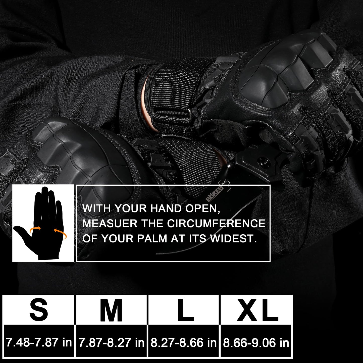 WTACTFUL Touch Screen Motorcycle Tactical Gloves for Men Airsoft Paintball Gear MTB Bike Cycling Cross-Country Motorbike ATV Hunting Hiking Riding Driving Work Outdoor Full Finger Gloves XL Black