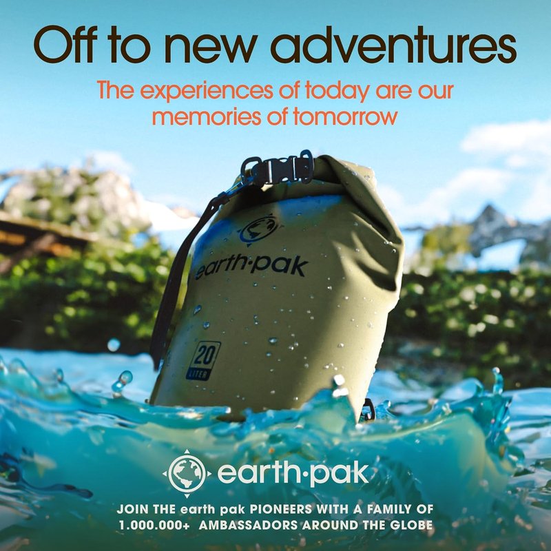 Waterproof Dry Bag - Roll Top Backpack Sack for Kayaking | Includes Waterproof Phone Case