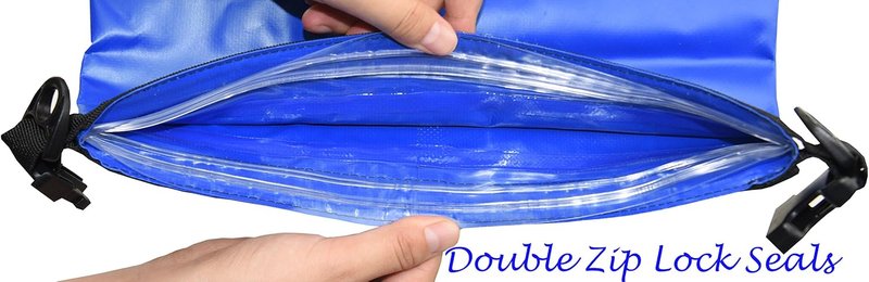 Waterproof Dry Bag - Lightweight Dry Sack with Seals | Ideal for Kayaking, Rafting, Hiking, and Camping