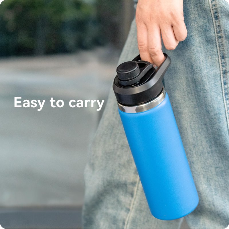 Prurex Replacement Chug Lid for 2.28" Inner Diameter Bottles - Fits Hydro Flask 12-64oz, Takeya & More | BPA-Free, Durable & Leakproof Wide Mouth Spout Lid (2 pack)
