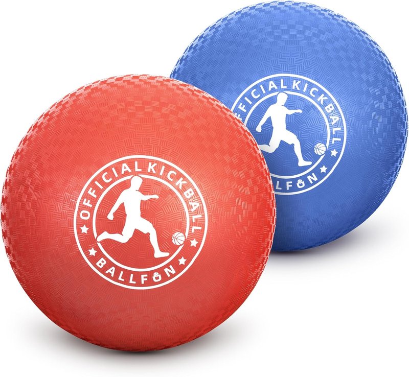 Kickball Playground Balls - Rubber Dodgeballs for Kids & Adults | Indoor & Outdoor Fun