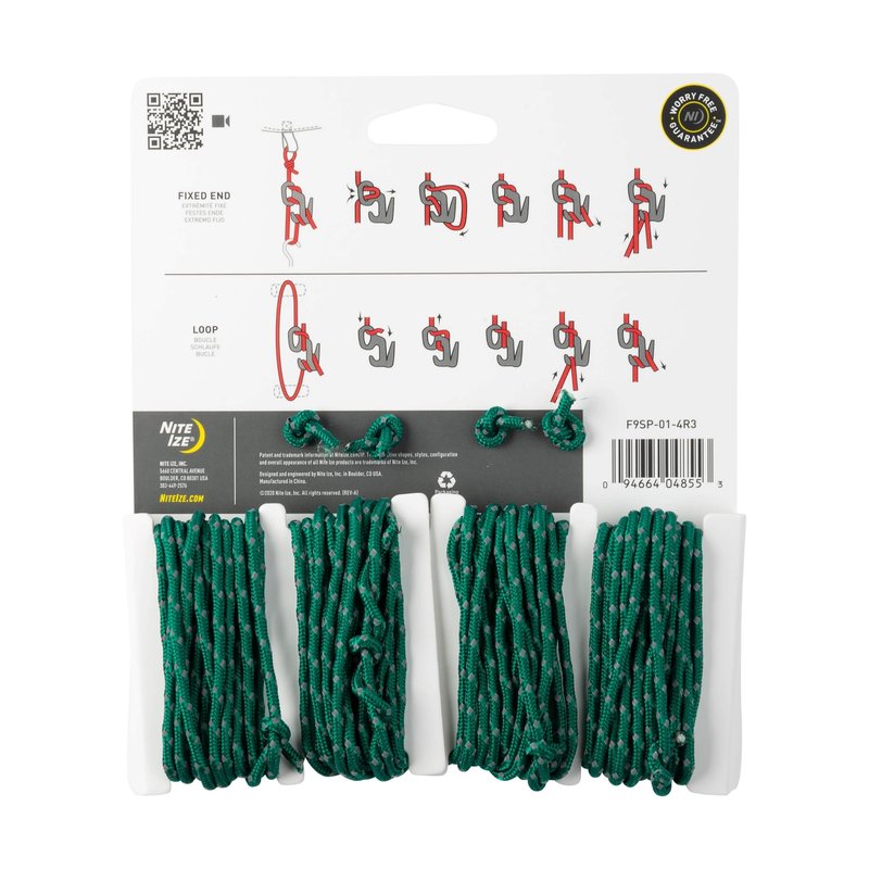 Nite Ize Figure 9 Reflective Tent Line Kit - 2 Count (2 Pack)