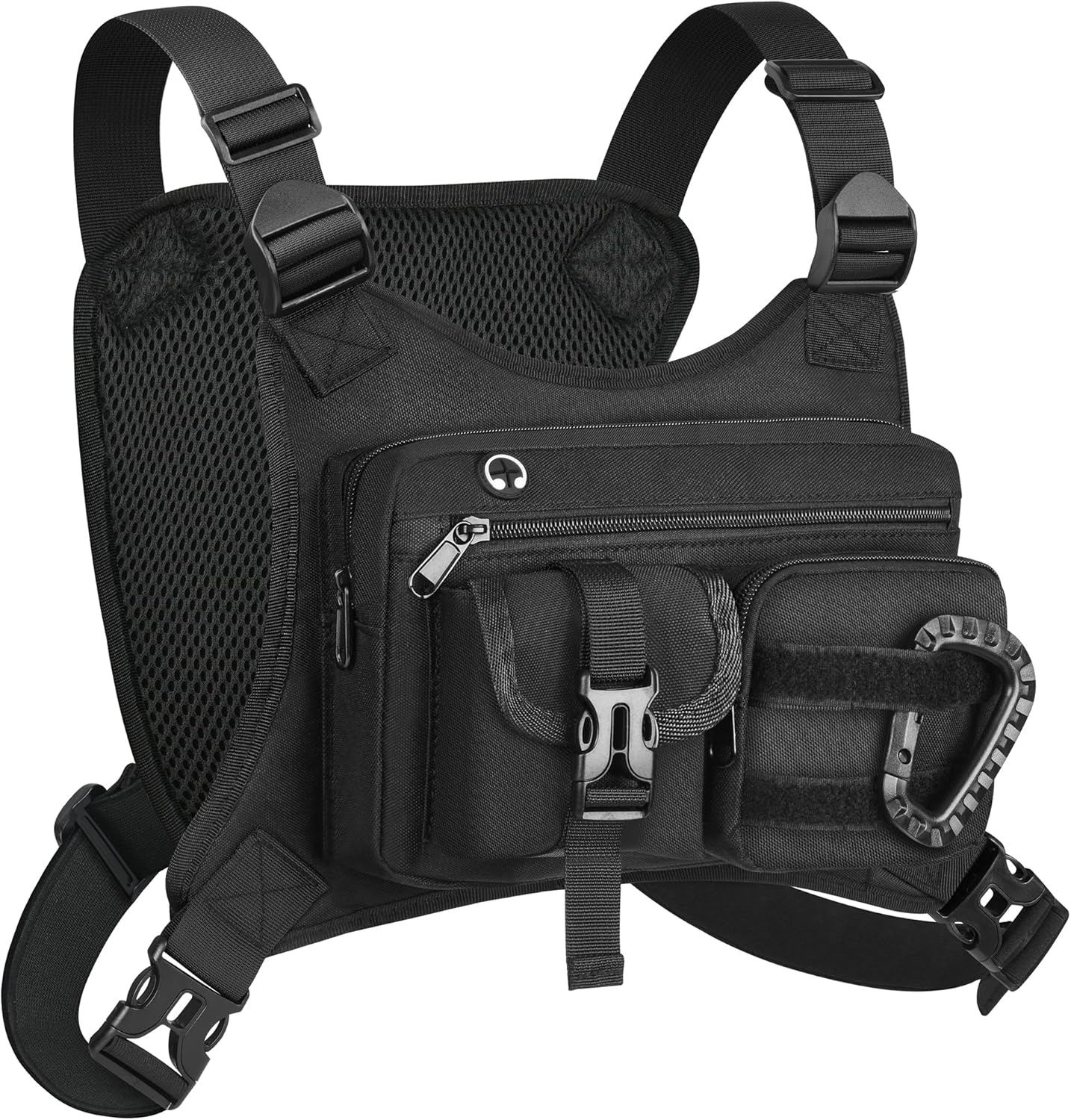 Lightweight Utility Chest Bag for Men & Women - Running Pack with Phone Holder | Ideal for Sports & Workouts