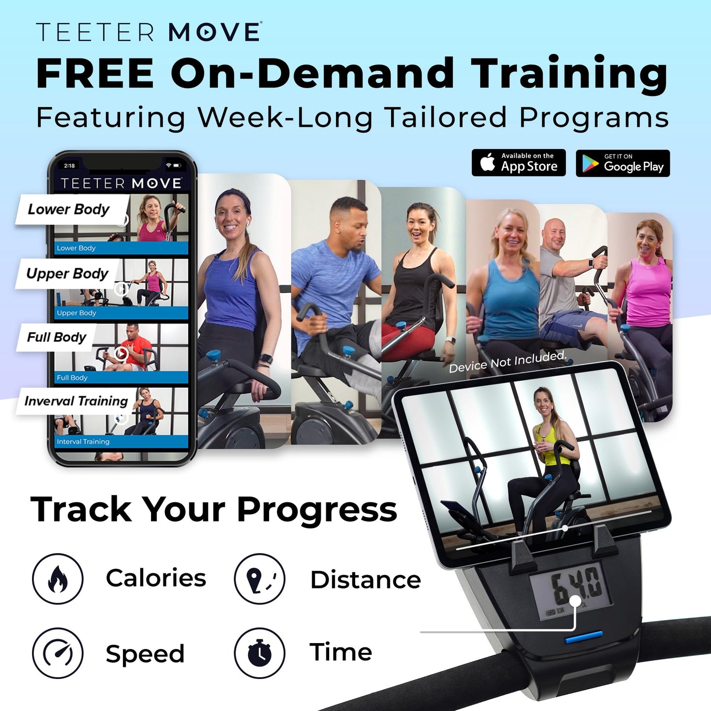 FreeStep LT3 Recumbent Cross Trainer Stepper - Zero-Impact Exercise w/Patented Physical Therapy Stride Technology, Whisper-Quiet, Multi-Position Arms, Free App w/Trainer-Led Workouts (LT3+Mat Bundle)