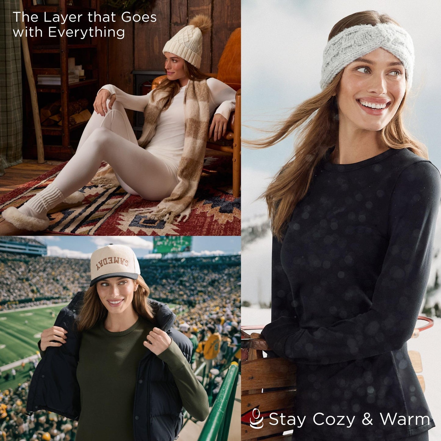 Cuddl Duds Womens Heavyweight Fleece 2 Piece Long Sleeve Thermal Underwear Set – Shirt & Leggings Base Layer for Cold Weather – Winter Clothing Long Johns Lounge Sets for Women, Green, XS