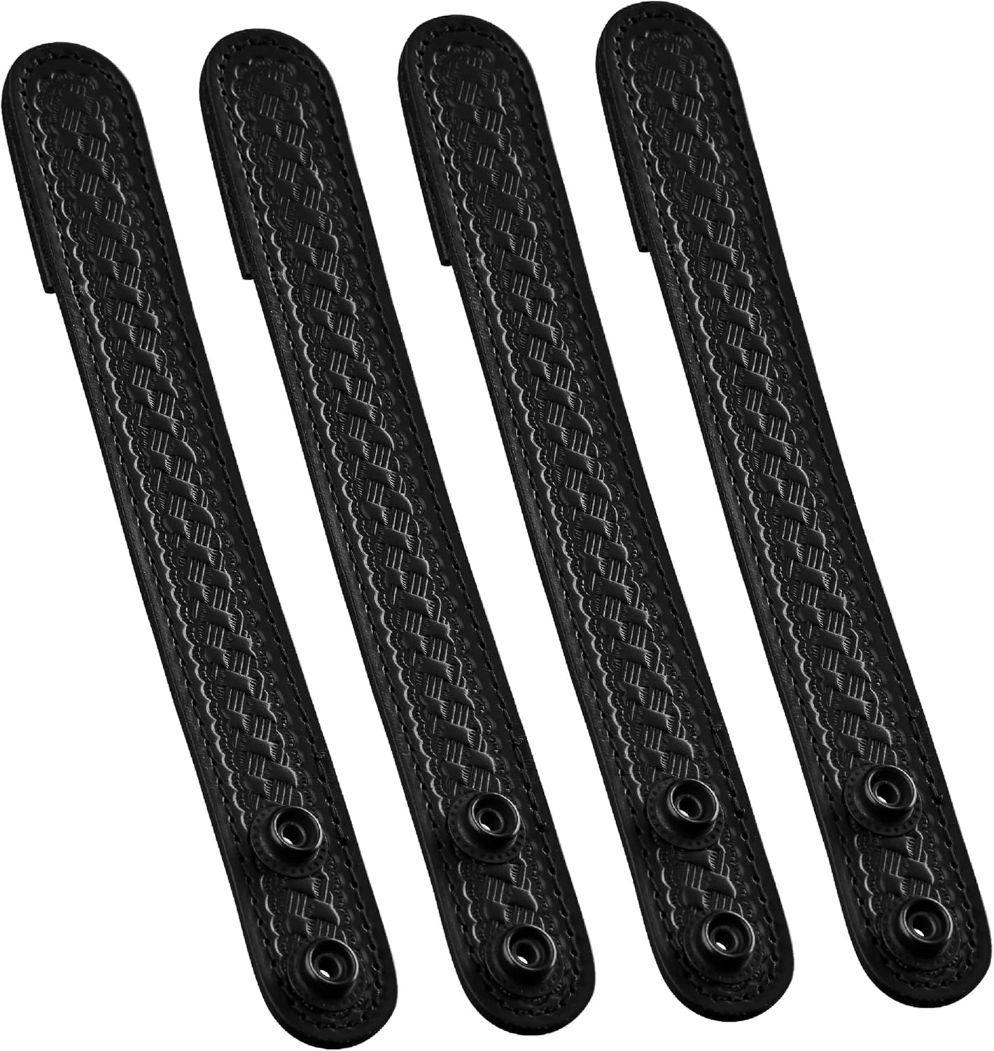 Shield Wallets - Duty Belt Keeper with Double Snap Closure | Pack of 4