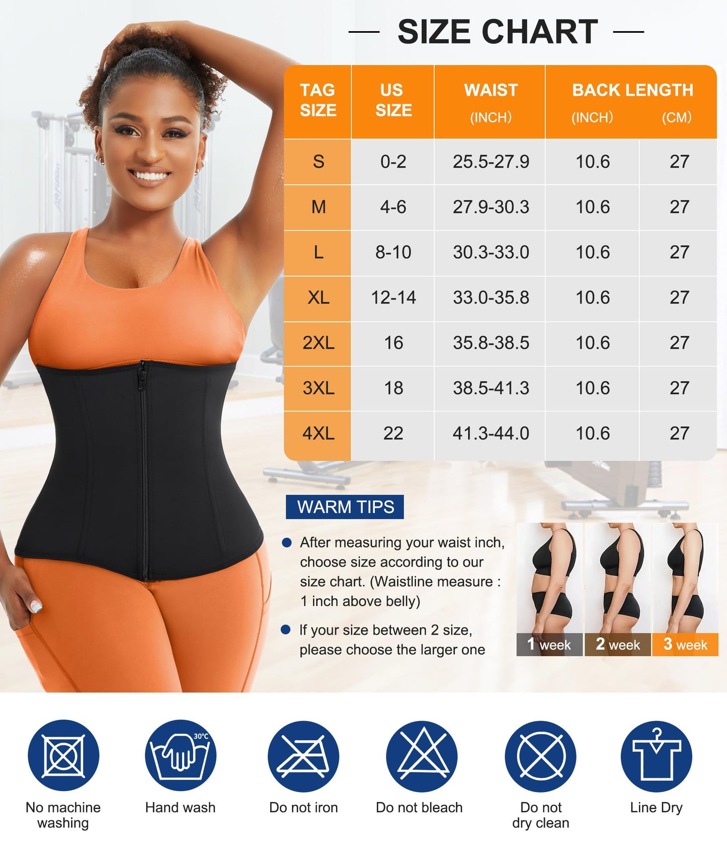 TrainingGirl Women Waist Trainer Trimmer Corset Weight Loss Tummy Wrap Workout Belt Sweat Belly Band Sports Girdle Sauna Suit