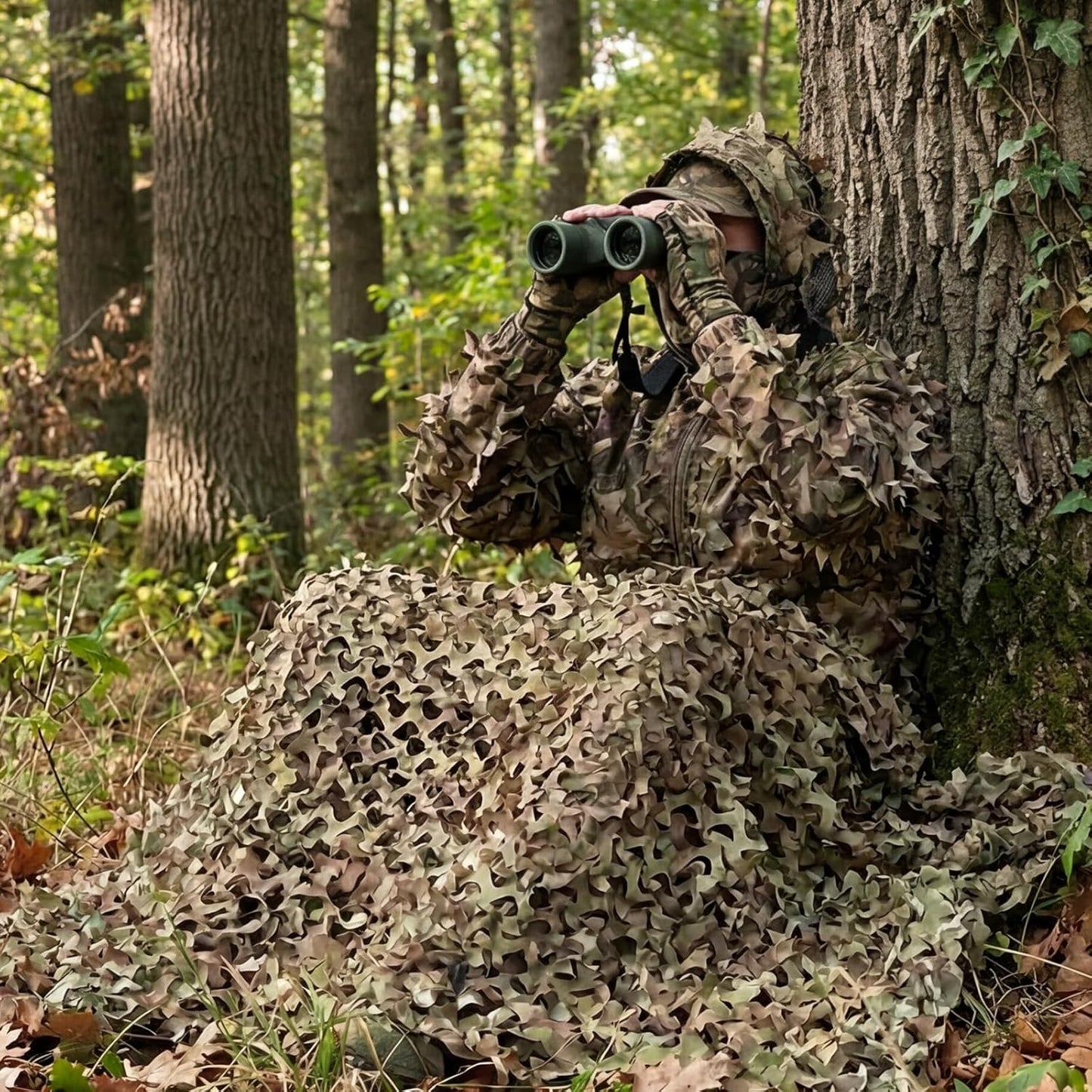 Camo Netting for Hunting | Bulk Roll Military Sunshade - Durable, Versatile Design