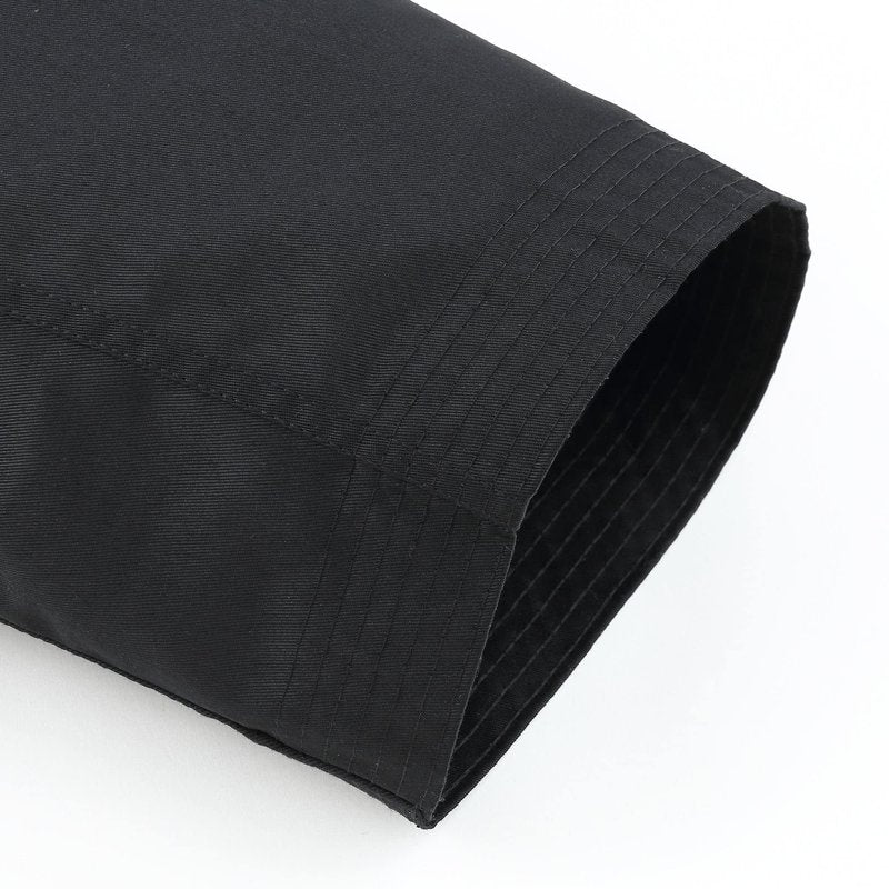 FitsT4 Sports Karate Pants 8oz Middleweight Elastic Waist Martial Arts Pants Perfect for Training or Competition Black, 3