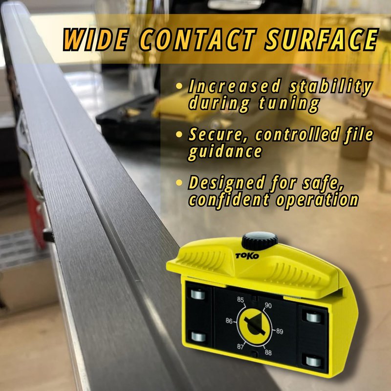 Toko Edge Tuner PRO - Sharpener for Easy and Safe Filing of Ski/Snowboard Side Edges