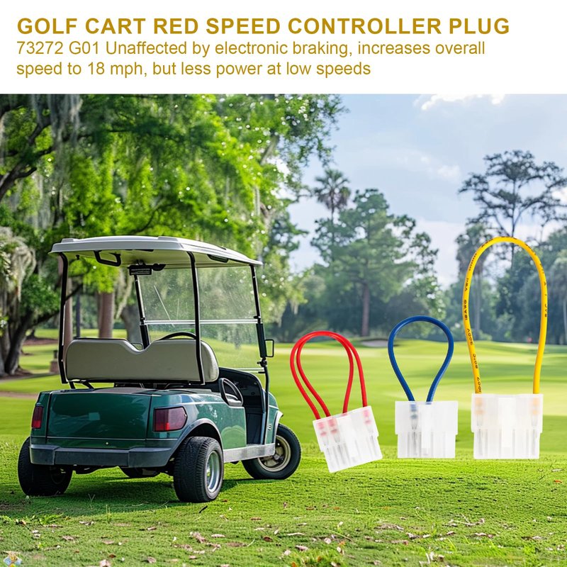 crenlux Golf Cart Speed Chip PDS Multi-Purpose 3-Piece Freedom Chip for EZGo Golf Cart Speed Chip PDS Replacement Parts Only