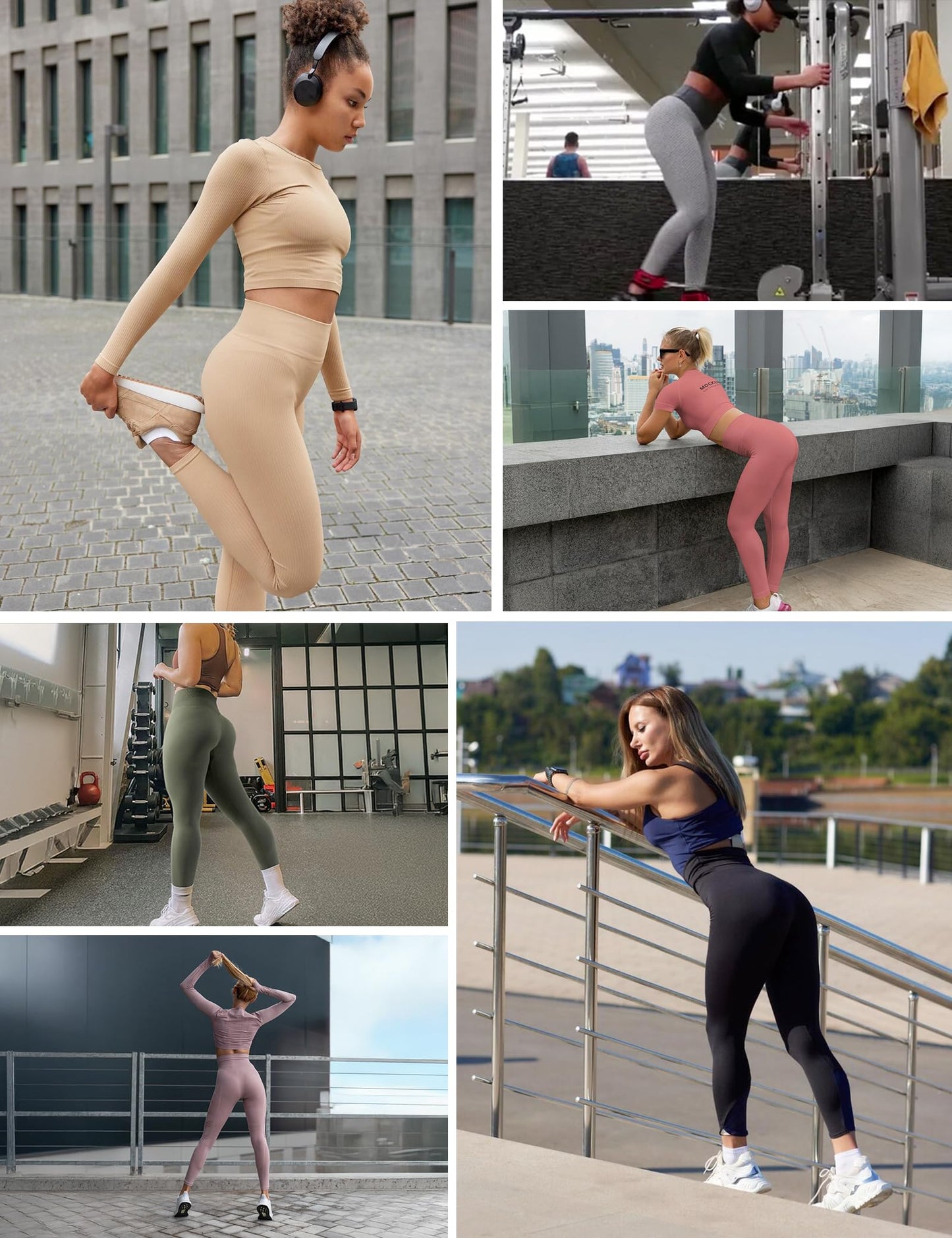 Heathyoga Scrunch Butt Lifting Leggings for Women Tummy Control No Front Seam Compression Leggings for Women Yoga Pants Women Hot Pink