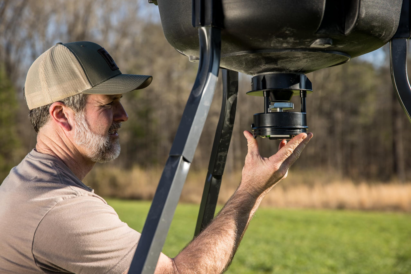 Moultrie All-in-One II Feeder Kit - Bluetooth App Control, Pairs with Edge 3 for Full Remote Access, Quick-Lock, MFG-15096