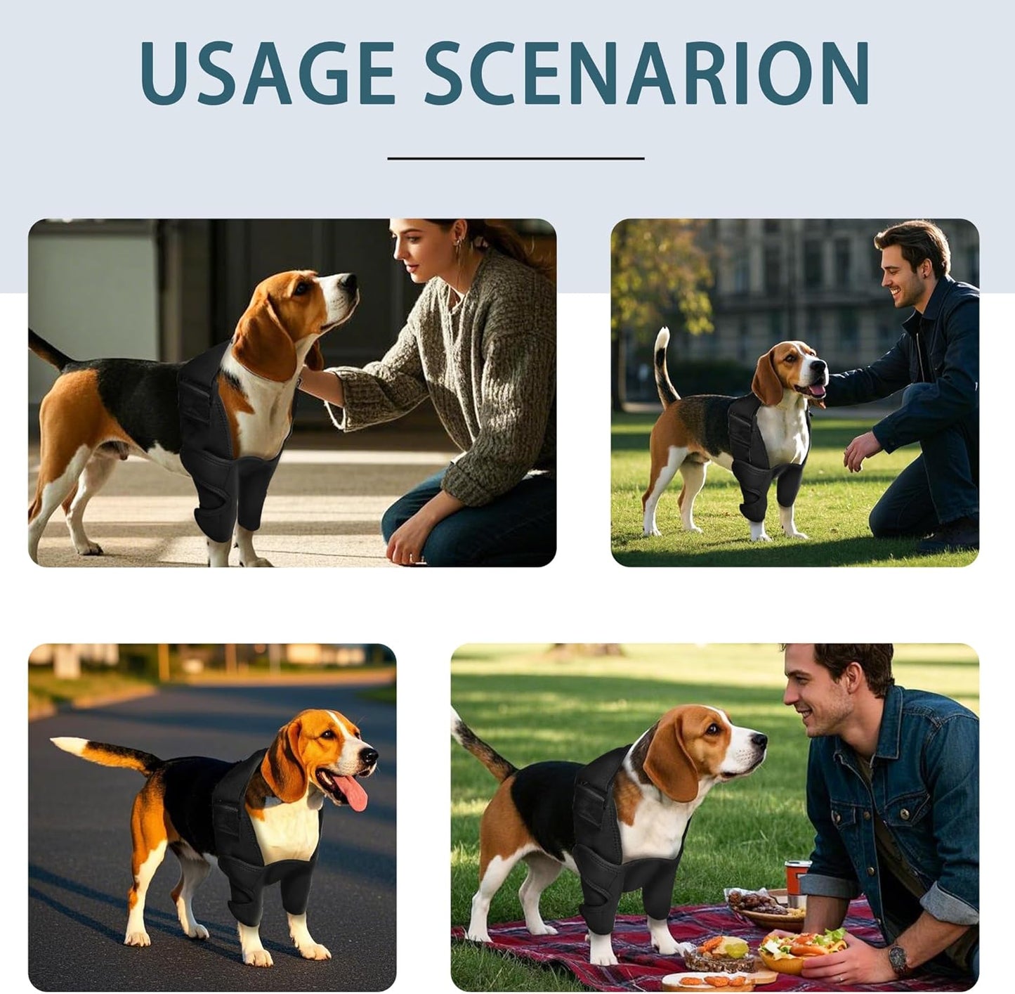 Adjustable Dog Elbow Brace - Front Leg Support for Torn Ligaments & Arthritis | XL Size
