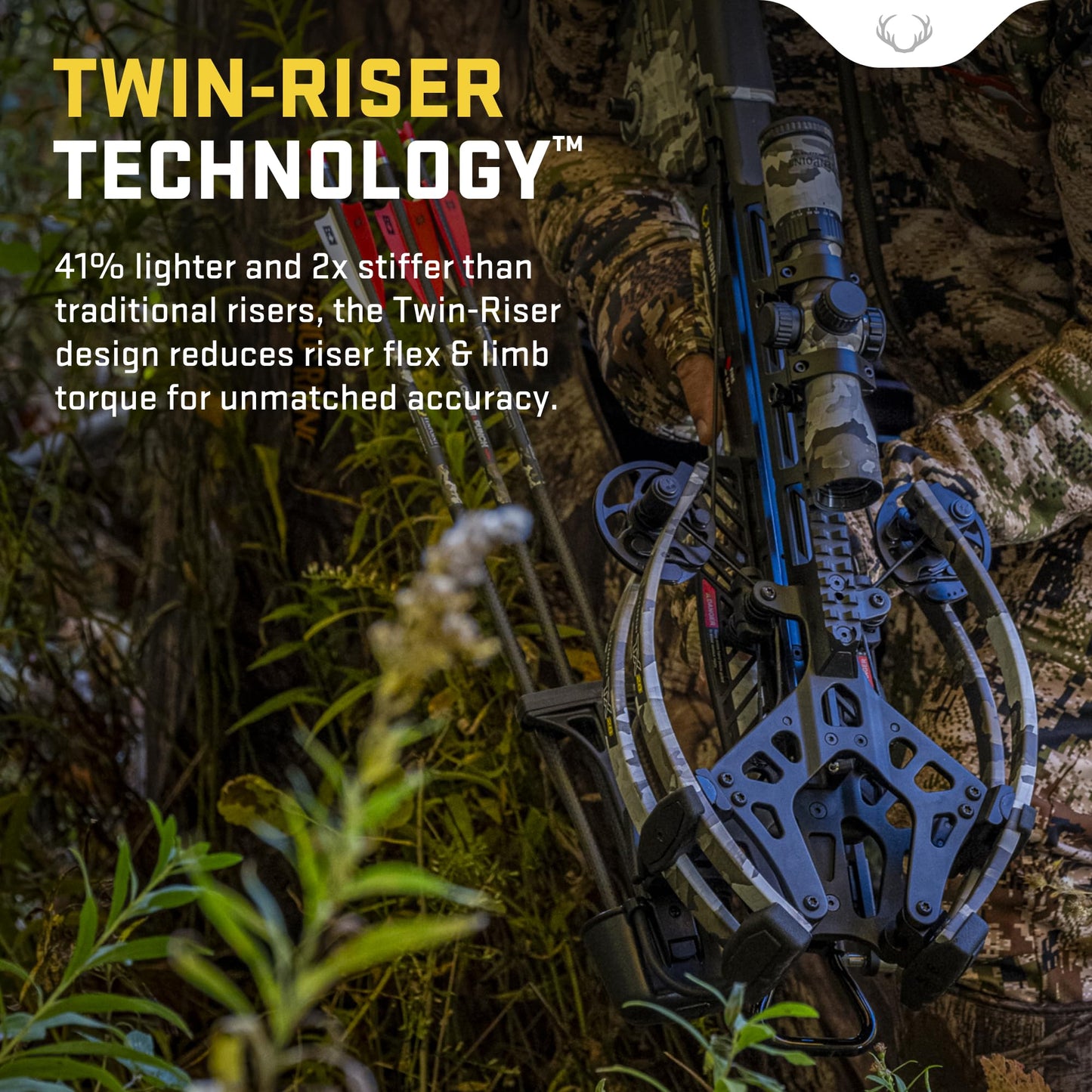 TX 28 Crossbow, Vektra - 410 FPS - Equipped with 100-Yard RangeMaster Scope, ACUslide MAXX Cocking & De-Cocking System + TriggerTech Trigger