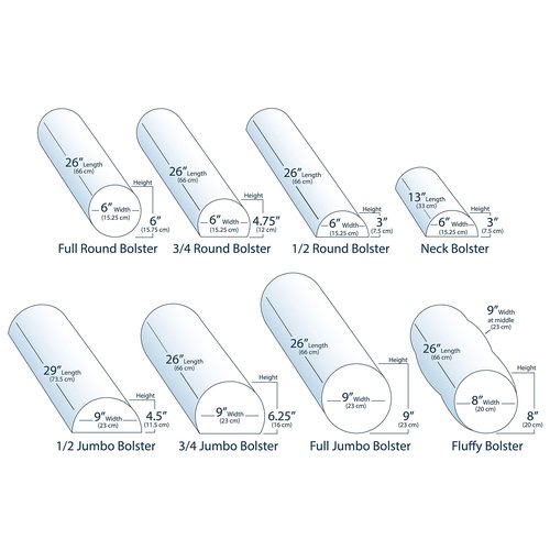 EARTHLITE Massage Bolster Pillow Half Jumbo – Durable, Easy to clean 100% PU Upholstery incl. Strap Handle/Professional Quality CFC-FREE/Back Pain Relief, Black