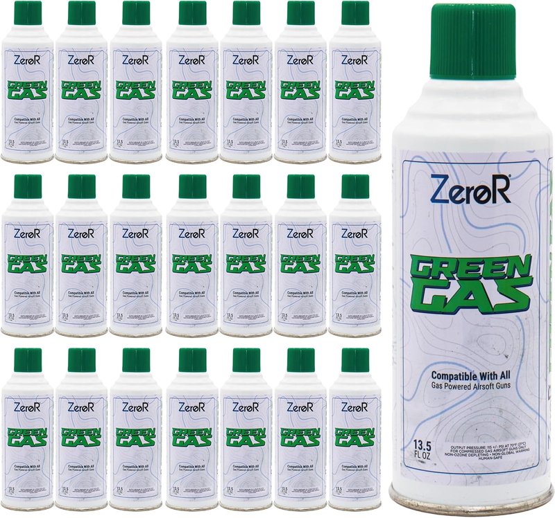 ZeroR® Green Gas - Airsoft Pistol Fuel - 13.5 Fl Oz | High-Performance Propellant