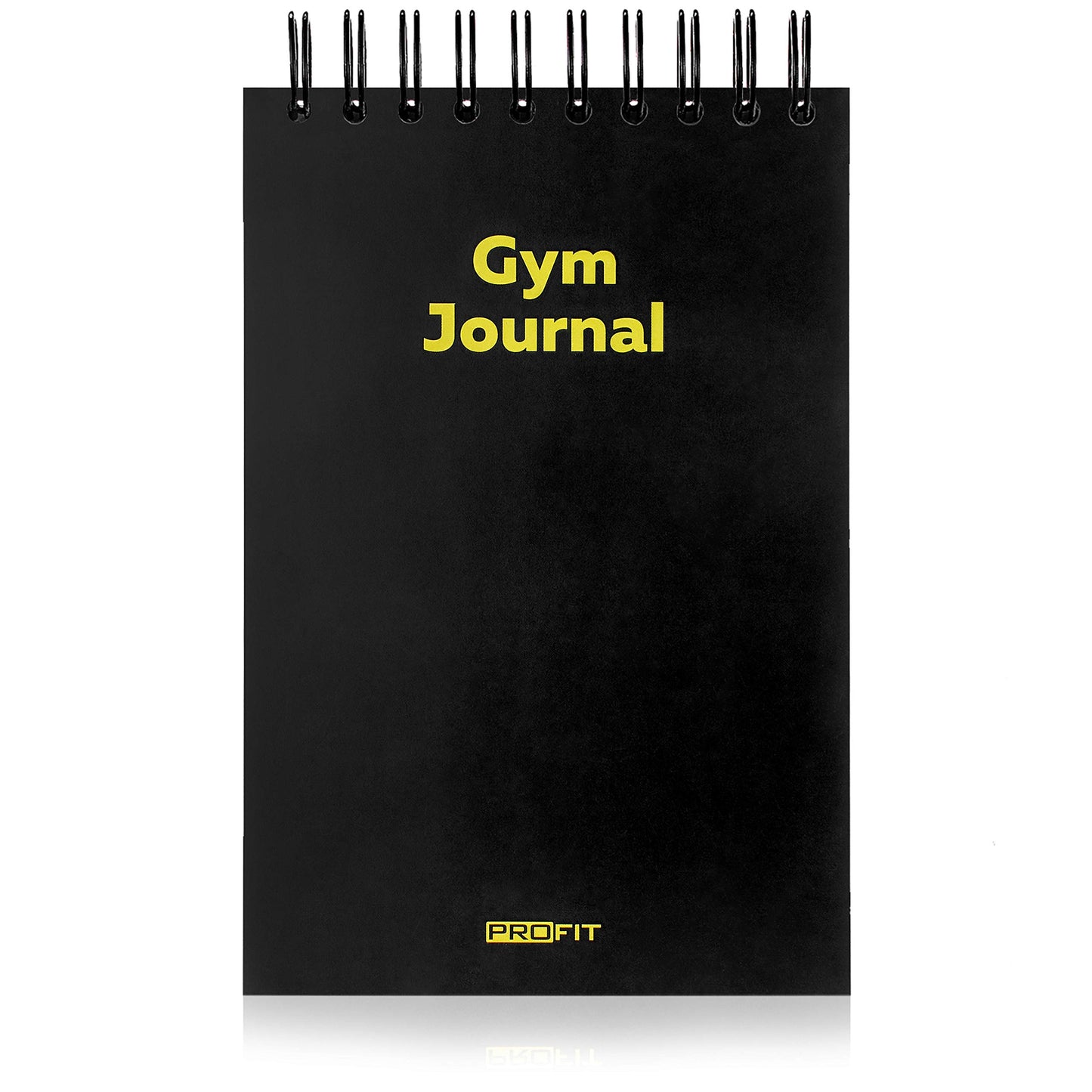 Gym Journal by ProFit – 128 Workouts, A6 (4 x 6 inches), 140 Pages, Wire-bound - Exercise Log Book Designed by Professionals to Get Things Done – Easy to Use Fitness Planner