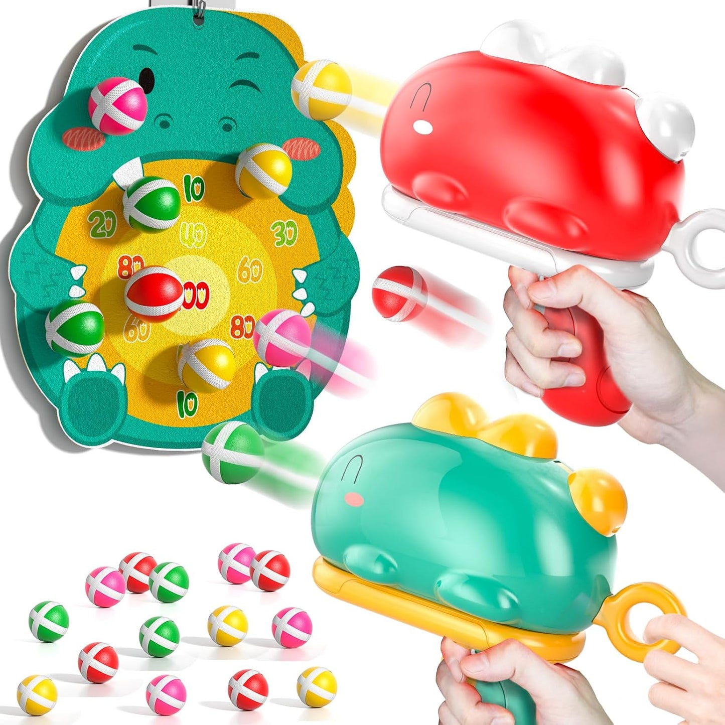 Dinosaur Dart Shooting Game for Kids | Outdoor & Indoor Fun for Ages 3-8 | Perfect Birthday Gift