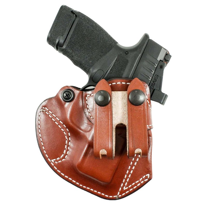 DeSantis Cozy Partner Gun Holster, Fits Springfield Armory HELLCAT, HELLCAT OSP, High-Quality Holster, Precise Molding for Handgun Retention, Tension Device, Split Belt Loop, Right-Hand Draw, Tan