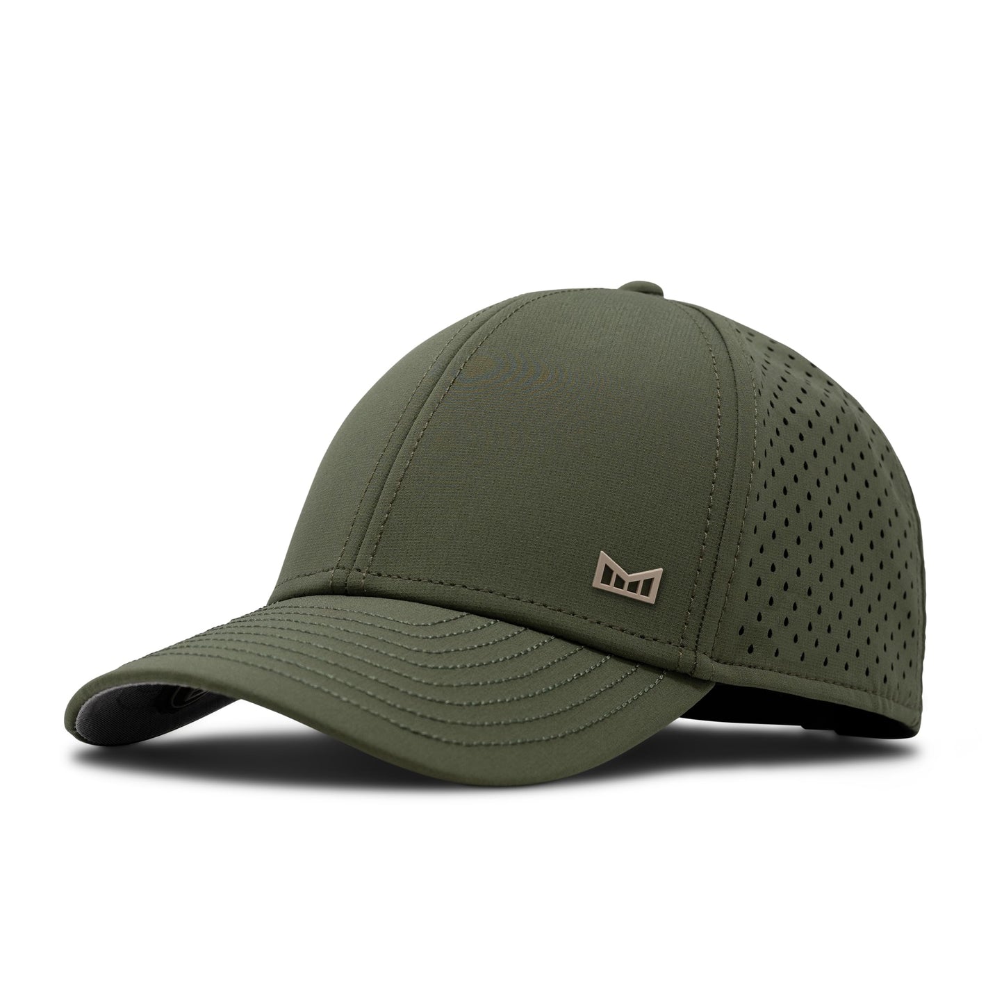 melin A-Game Icon Hydro, Canopy/Khaki, Performance Snapback Hat, Water-Resistant Baseball Cap for Men & Women, Medium-Large