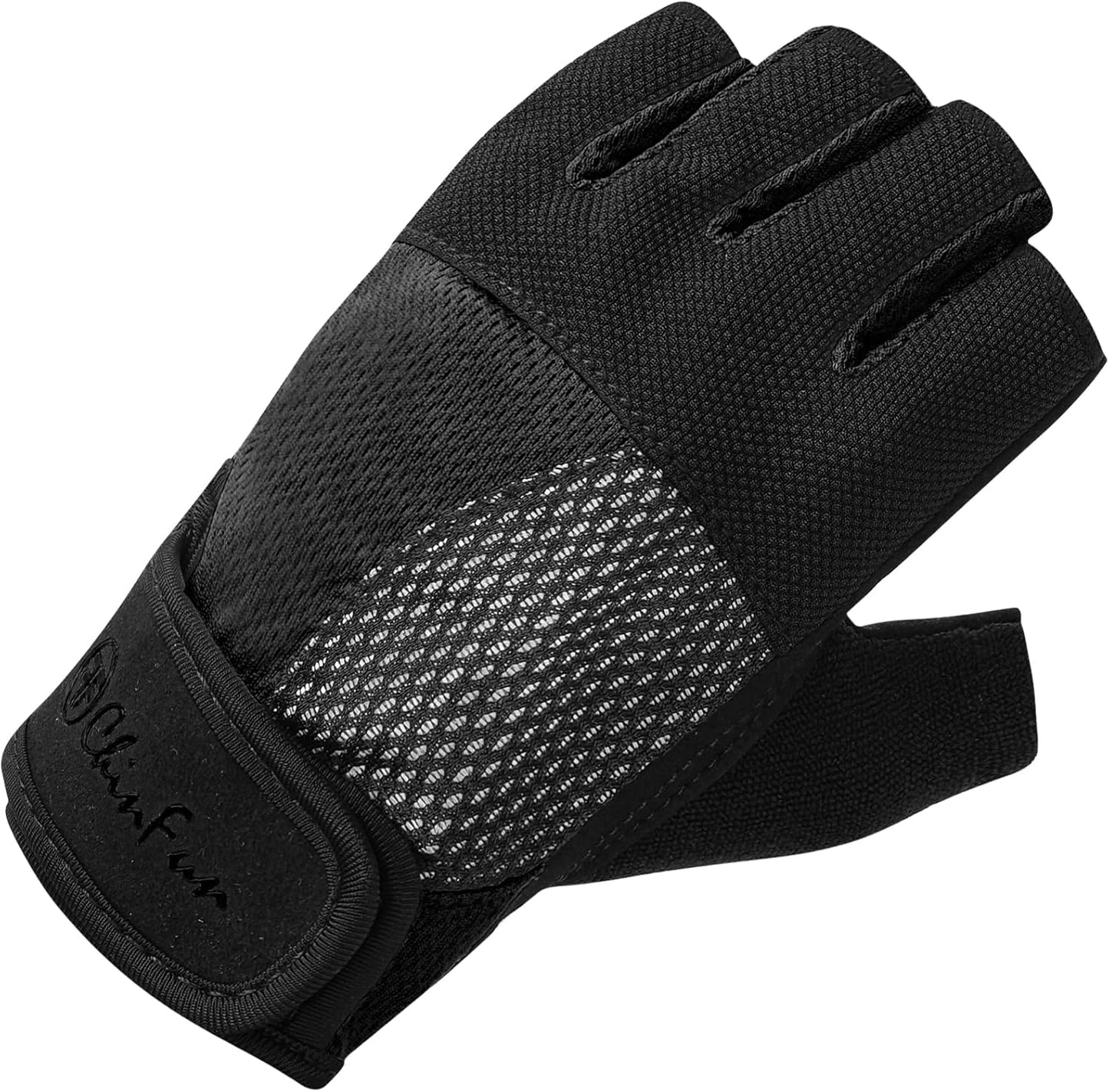 ChinFun Kayaking Gloves - 3/4 Finger Design for Enhanced Grip & Protection | Easy On/Off for Men, Women, Youth