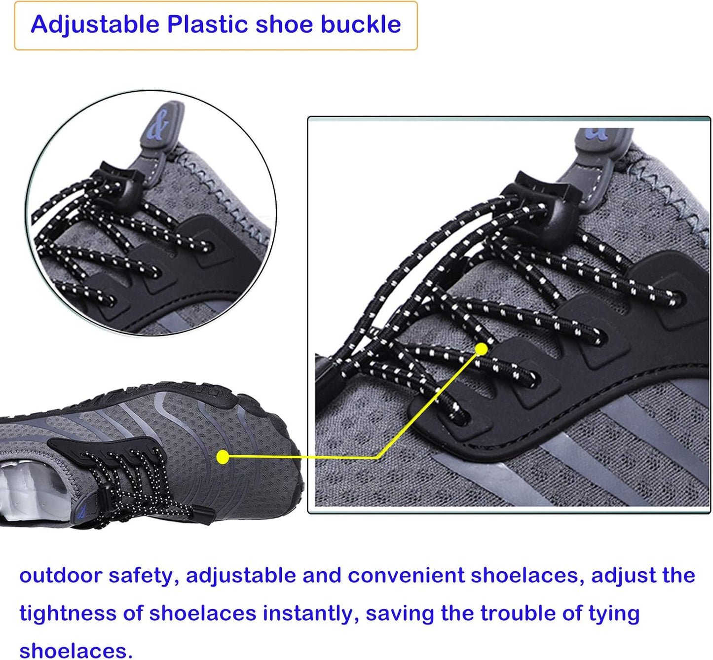 Water Shoes for Men & Women - Quick Dry Barefoot Aqua Footwear for Swimming, Beach, & Hiking | Lightweight & Flexible