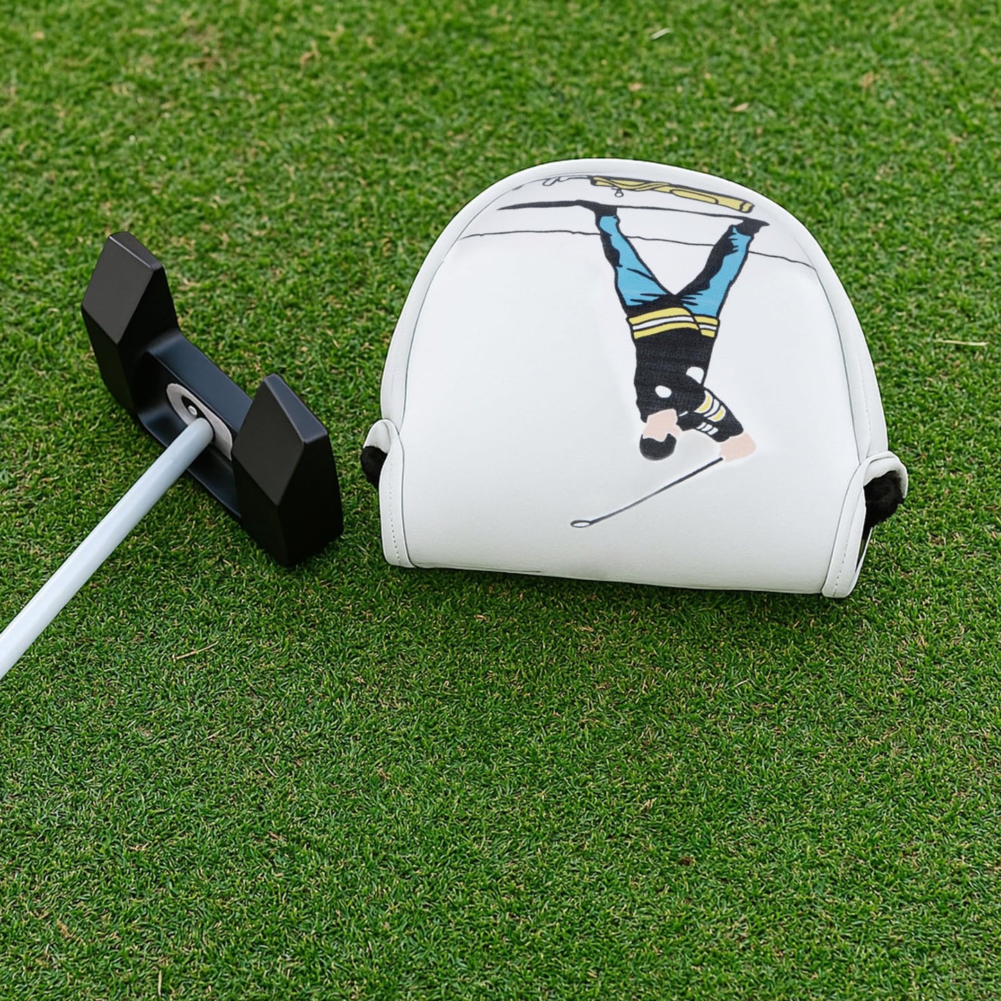 Barudan Golf Funny Golf Head Covers Mangetic Golf Mallet Putter Cover for OZ1 MEZZ1 MAX Putters (for OZ1 putters)