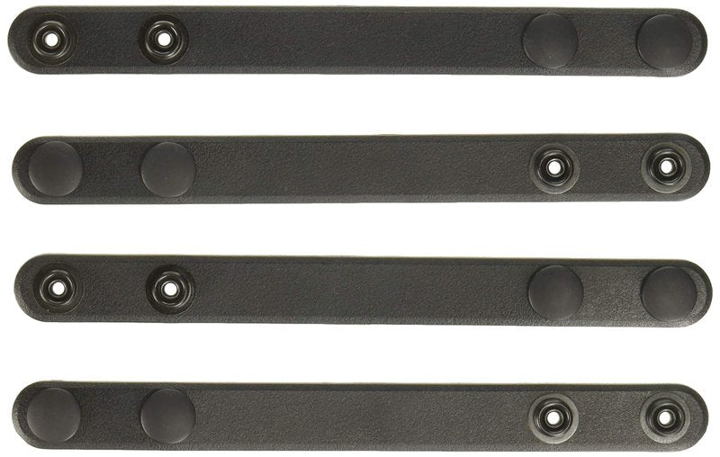 BLACKHAWK Molded Belt Keepers (4-Pack), Black