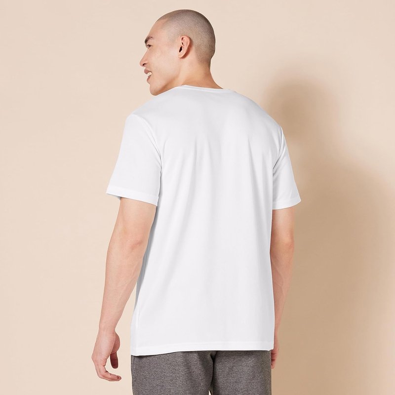 Men's Moisture-Wicking Active Performance Tech Gym T-Shirts - Breathable Fabric | Pack of 2