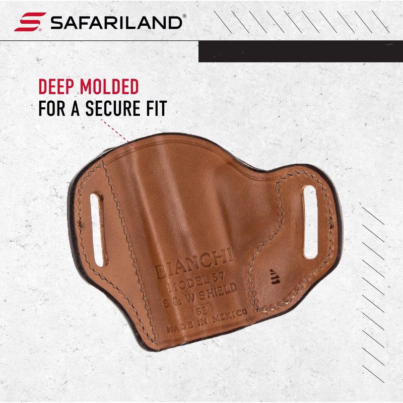 Bianchi Model 57 Remedy Holster Fits S&W 36, 640 And Similar 2 Inch J Frame Models(Tan, Right Hand)