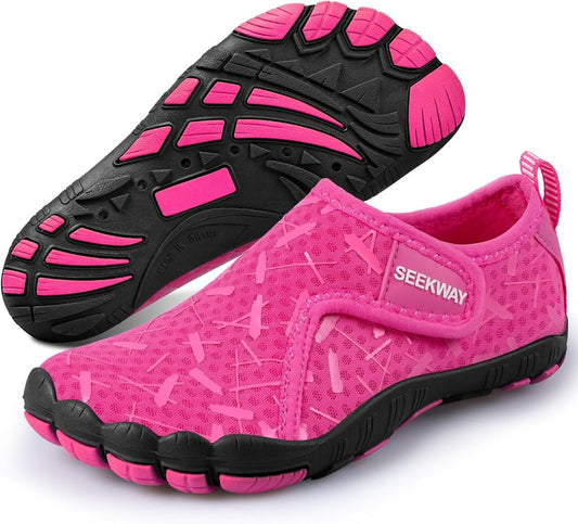 Barefoot Water Shoes for Kids - Quick-Dry, Non-Slip Sand Shoes for Hiking, Swimming, Beach | Toddler Sizes