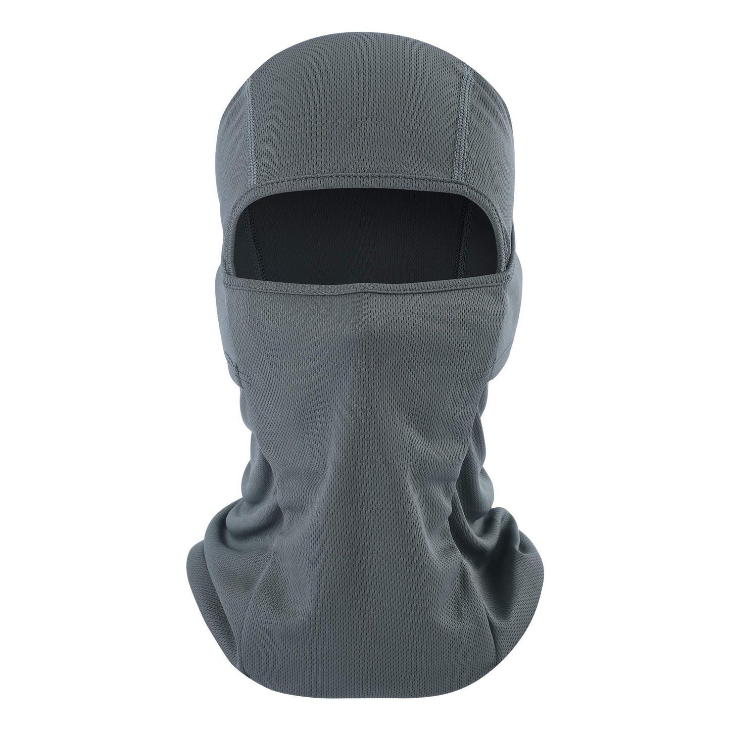 Balaclava Face Mask Adjustable Windproof UV Protection Hood (US, Alpha, One Size, Grey)