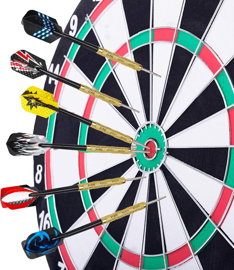 Professional Steel Tip Darts Set - 14 Grams Metal Darts for Dartboard | Durable Metal Tips