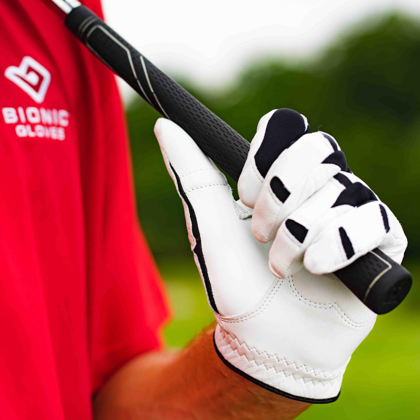 Bionic Men's StableGrip with NaturalFit 2.0 Golf Glove with Dual Expansion Thumb for Best Fit - Premium Cabretta Leather… (White, X-Large, Right)