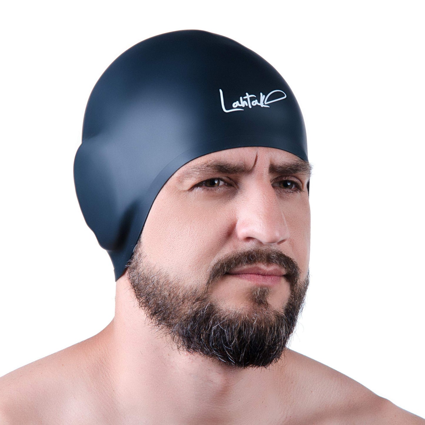 3D Swim Cap with Ear Protection – Silicone Swim Cap for Women & Men