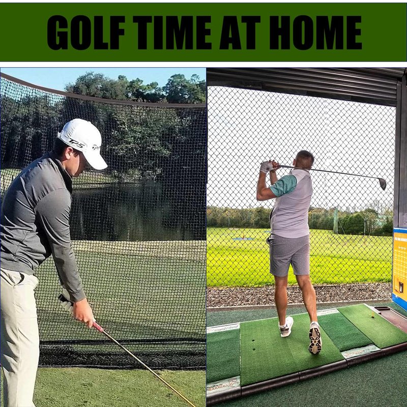 ASENVER Black Golf Barrier Netting Multifunction Sports Netting High Impact Net (10 X 3 FT)