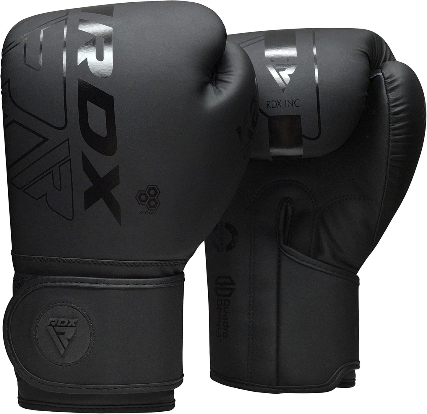 RDX Boxing Gloves - Pro Training Sparring MMA Kickboxing | Maya Hide Leather, Ventilated Palm, 8-18 Oz Sizes