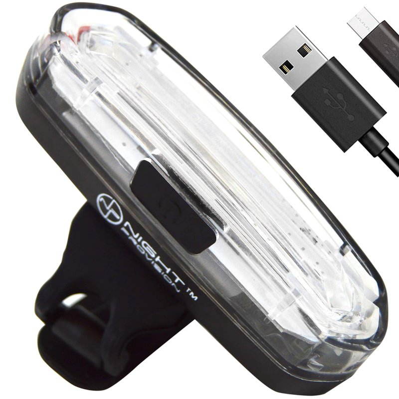Night Provision PSR-120 RED & Blue Strobe Police Patrol Rear Bike Light USB Rechargeable for Professional Use Only