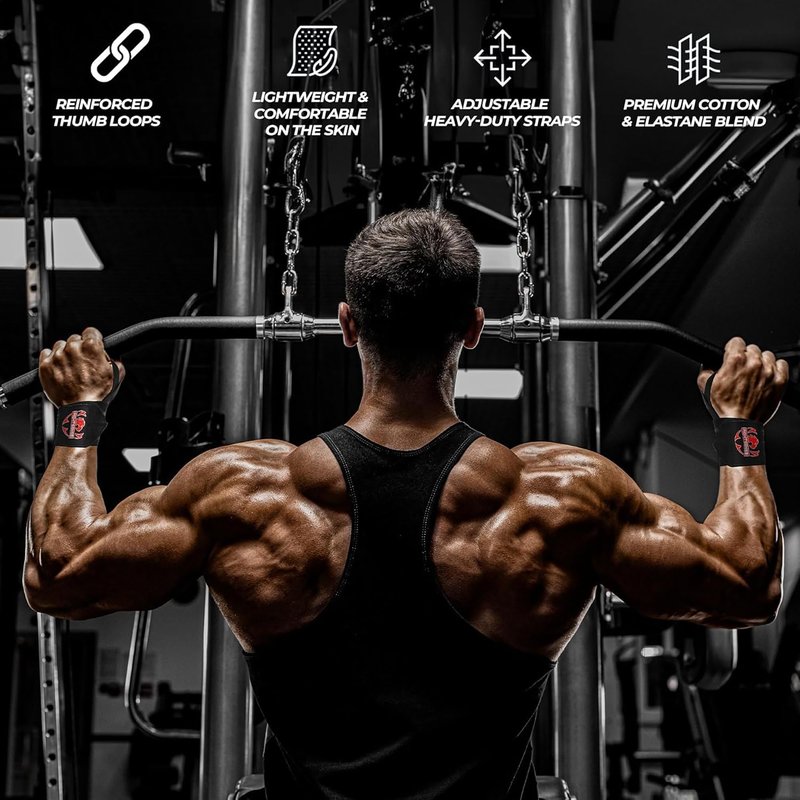 FIGHTSENSE Arm Blaster Biceps Curl Triceps Muscle Isolator Bomber Fitness Gym Workout Training Support (Black)