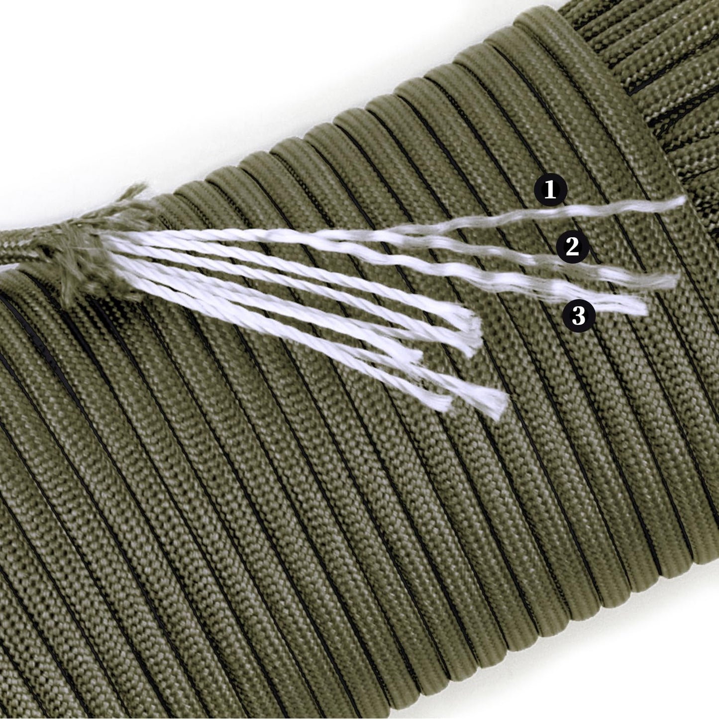FISHLUND Paracord 550 lb, 7 Strand Paracord Rope 50ft 4mm, Nylon Parachute Cord for Camping, Royal Blue